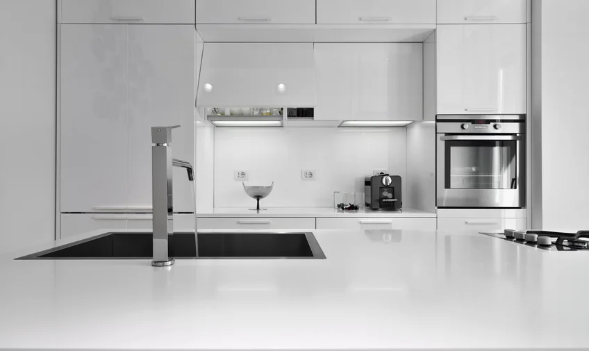 Laminat Arbeitsplatte "White"