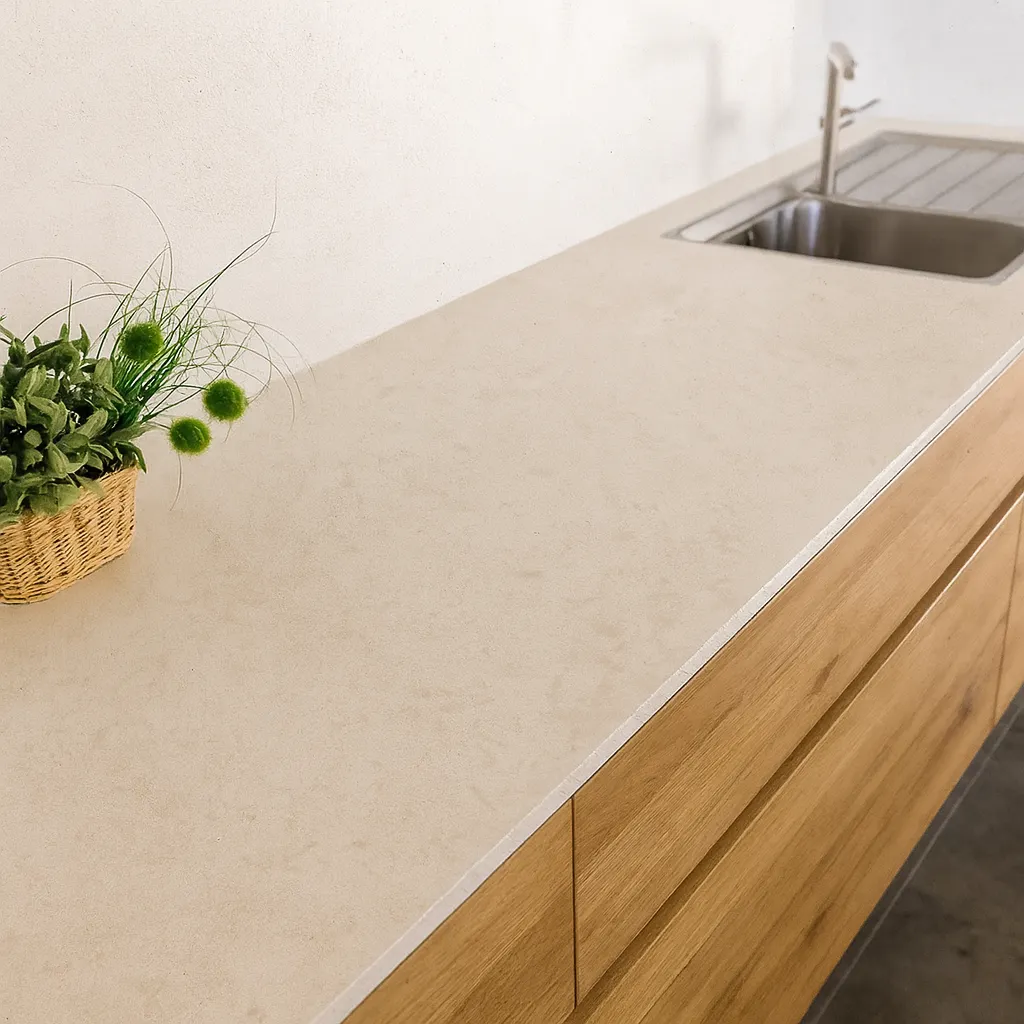Calcit Stone Sandbeige Arbeitsplatte