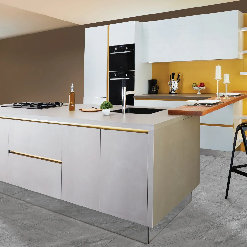 Arbeitsplatte 0085 SG Küchenfront Gelb