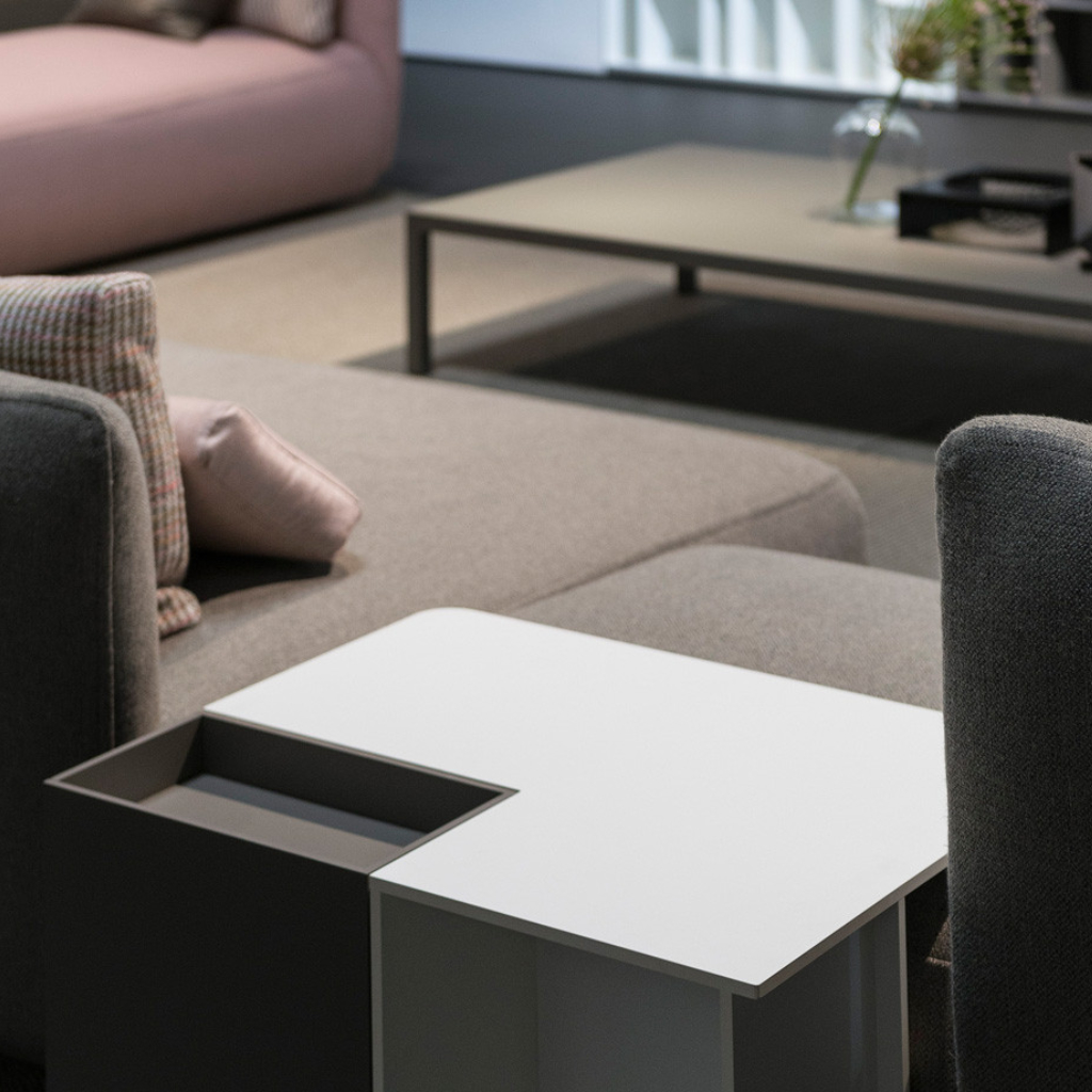 Fenix Bianco Kos Sonderform Zuschnitt für Couchtisch