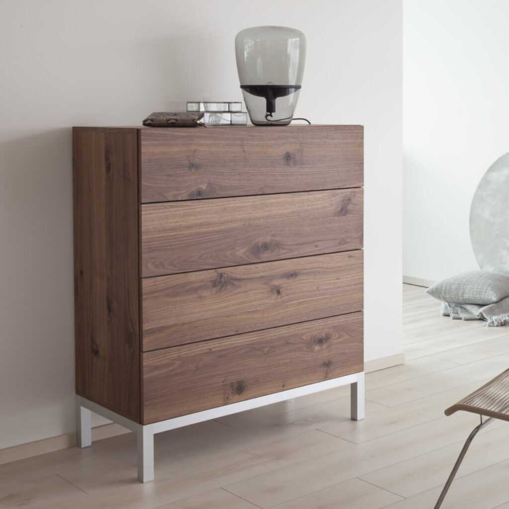 Echtholz furnierte Platte Nuss rustikal